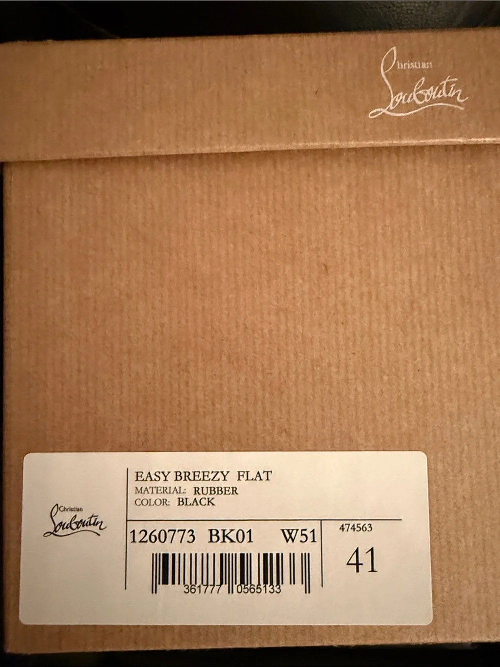Christian Louboutin Men's Easy Breezy slides $495 NIB Sz 41